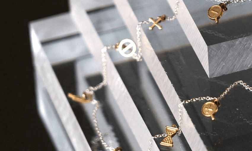 Cursors necklace (Photo: HIJewellery.nz) 
