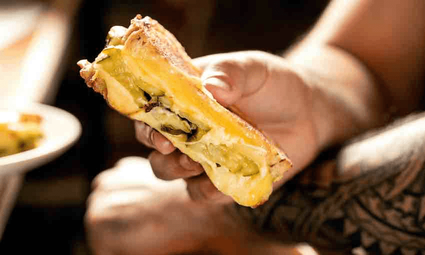 Behold: The Fed’s grilled cheese (Photo: Babiche Martens) 
