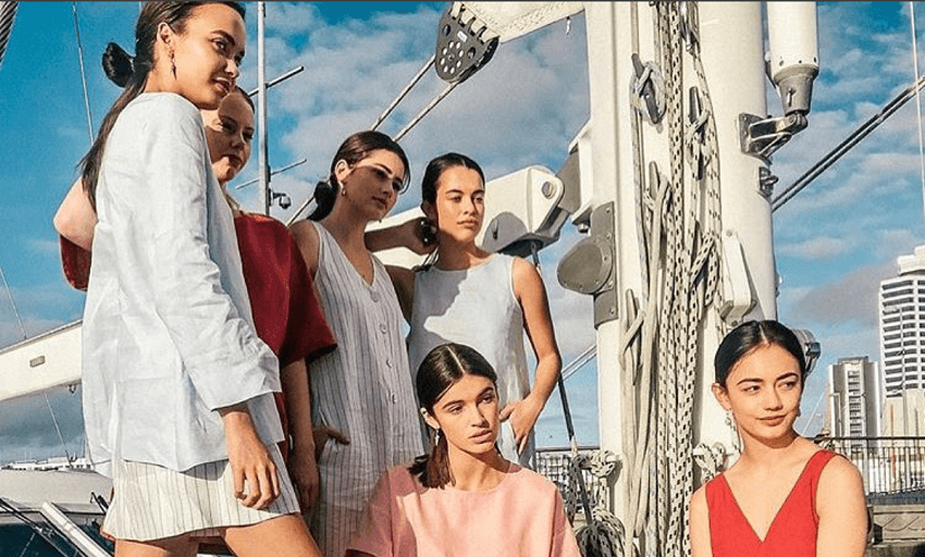Hej Hej had its Fashion Week debut on a yacht in Auckland’s Viaduct Harbour. (Photo: supplied) 
