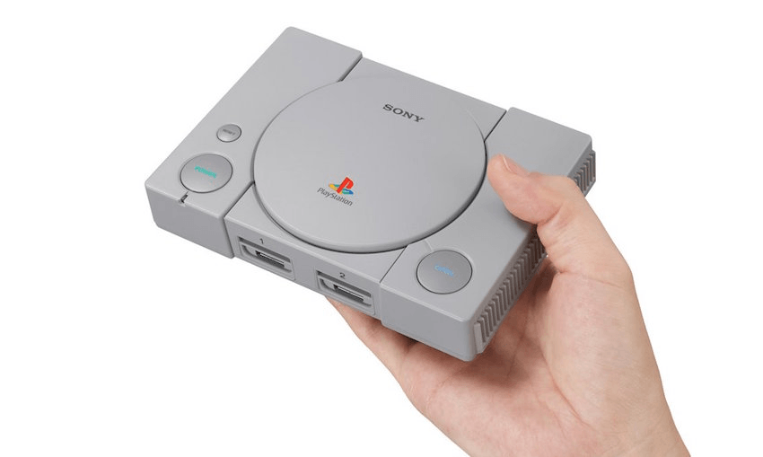 Playstation Classic may be bigger than it appears in this image. 
