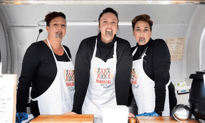 Some of the Omaka aunties. Image: Richard Briggs 
