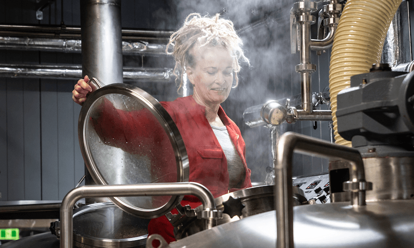 Kirsten Taylor, head brewer at The Fermentist in Christchurch (Image: supplied).  
