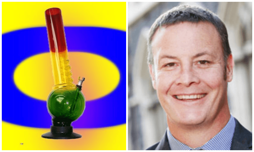 Otago University proctor Dave Scott and his bete noir (portrait supplied) 
