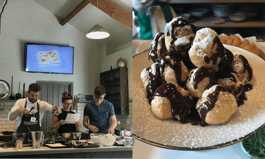 The final kitchen demo, and Rory’s profiteroles (“be generous, not revolting”) 
