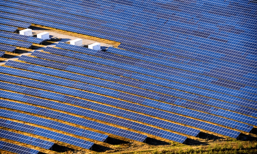 Solar farms are great when the sun is shining, but when it’s not you’d better hope you’ve saved some energy up (Getty Images)