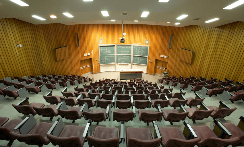 Students come for lectures and learning, but they also come for the possibility of staying in Aotearoa (Photo: Getty Images) 
