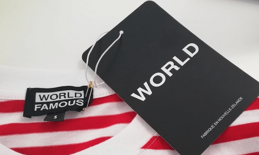 All the visible labels in the neck area (Photo: Toby Manhire) 
