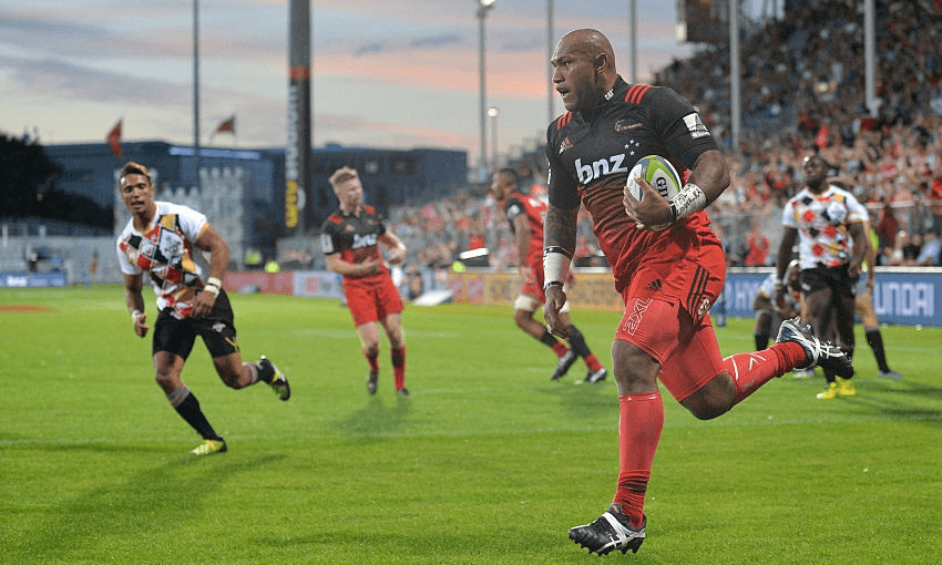 Fijian winger Nemani Nadolo played a starring role over three seasons with the Crusaders, before heading back to Europe (Photo/Getty Images)  
