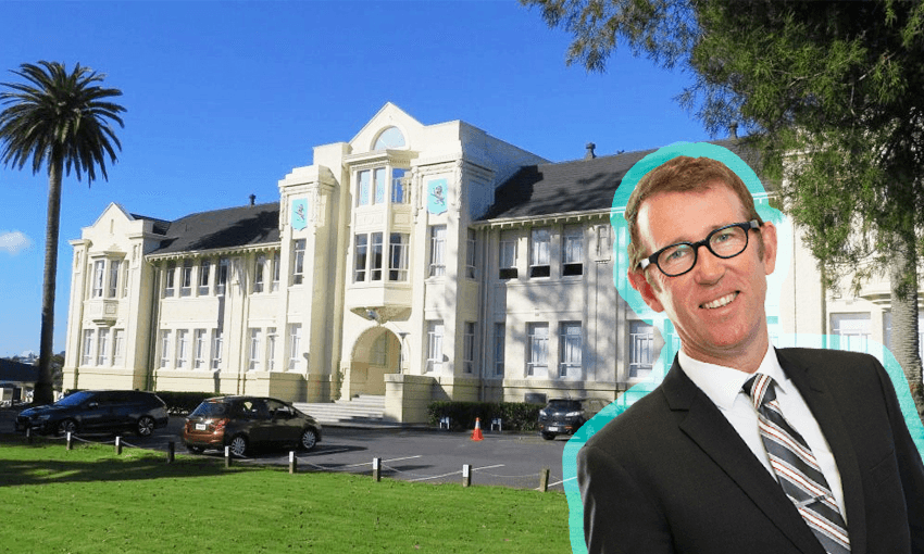 Mt Albert Grammar School, Auckland, and its principal Patrick Drumm 

