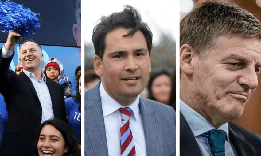 Simon Bridges has been leader less than a year. Is it fair that he’s carrying the can for National’s culture? (Getty Images)