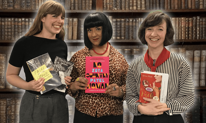 Louisa, Kiran and Jenna will get you clued up on all things literature. Photo: Tina Tiller. 

