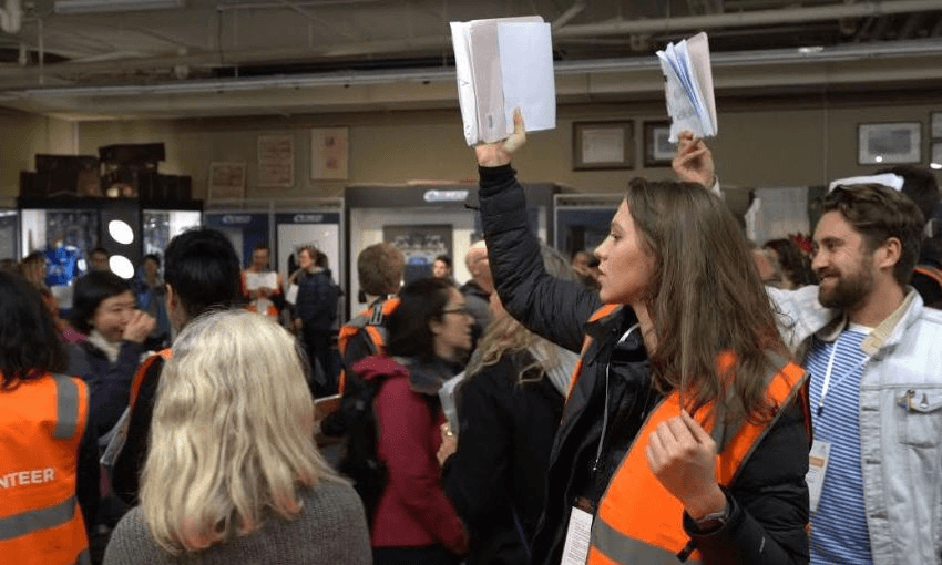 Volunteers for the Auckland Homeless Count. Photo: Supplied