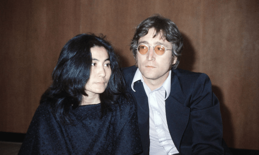 John Lennon and Yoko Ono, May 1971. (Photo: Dennis Stone/Mirrorpix/Getty Images) 
