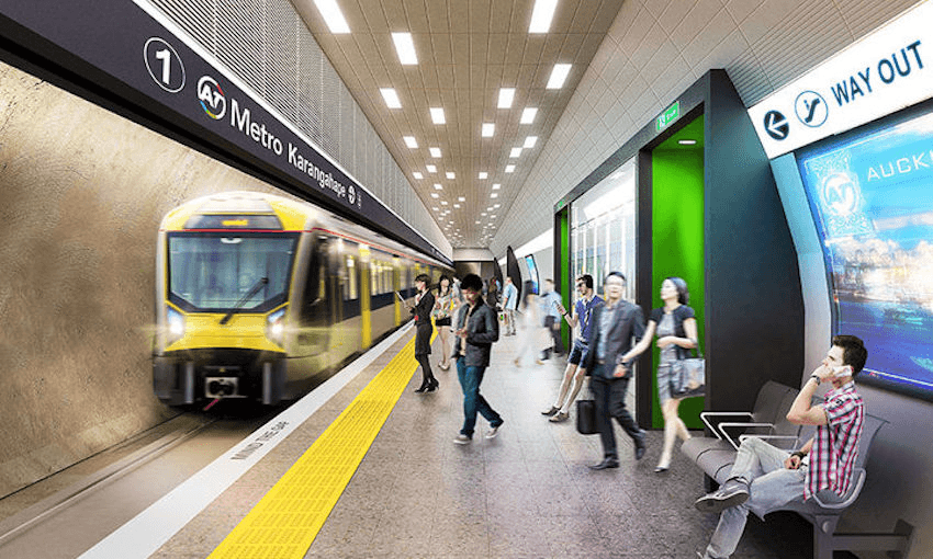 A proposed CRL train station design 
