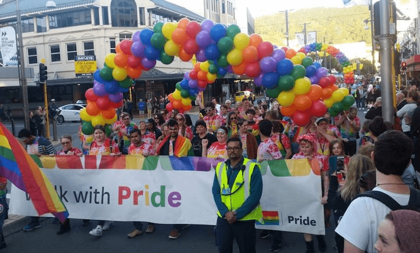 The 2018 Wellington Pride Parade ( Photo: RNZ/ Reesh Lyon) 
