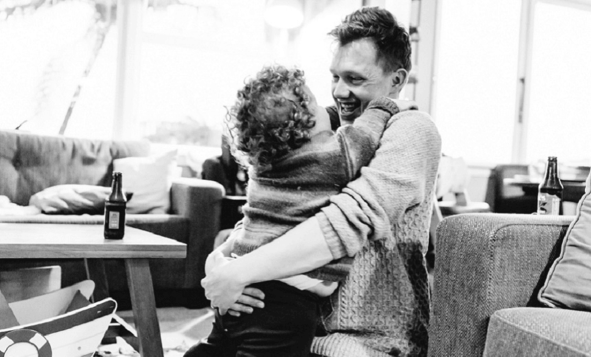 Elliot and her dad Jarrod 
