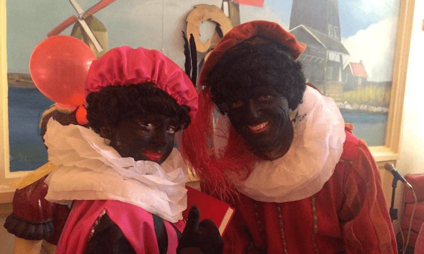 Black Pete at Dutch Delights in 2014. Photo: Facebook.  
