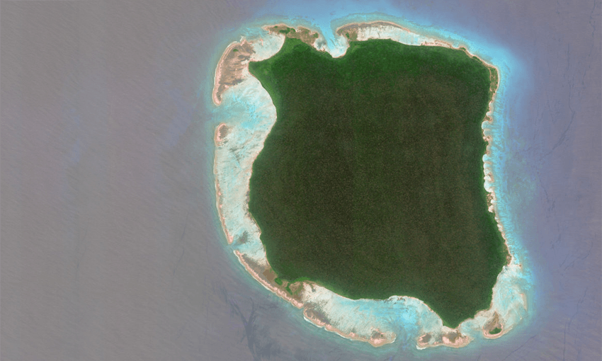 North Sentinel Island (Photo: DigitalGlobe via Getty Images)