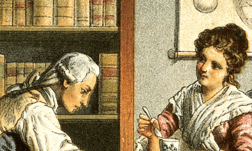 Yes, the scientific contributions of women went further than making the tea (Wellcome Collection, CC BY-SA) 
