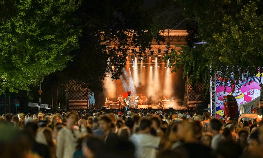 Laneway Auckland’s main Albert Park stage. (photo supplied)