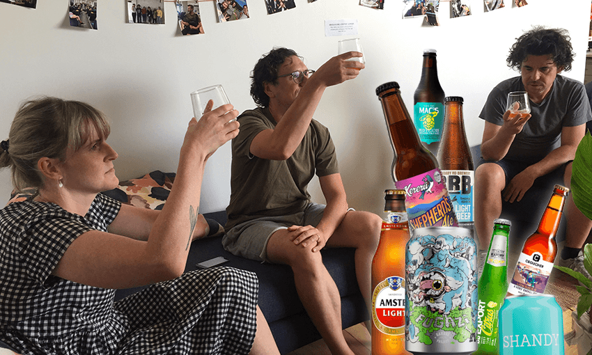 low-alcohol beer tasting 
