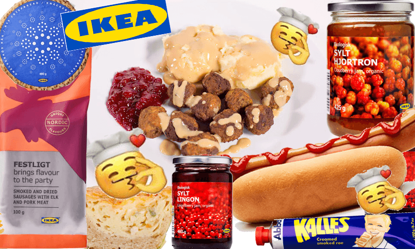 ikea food collage 
