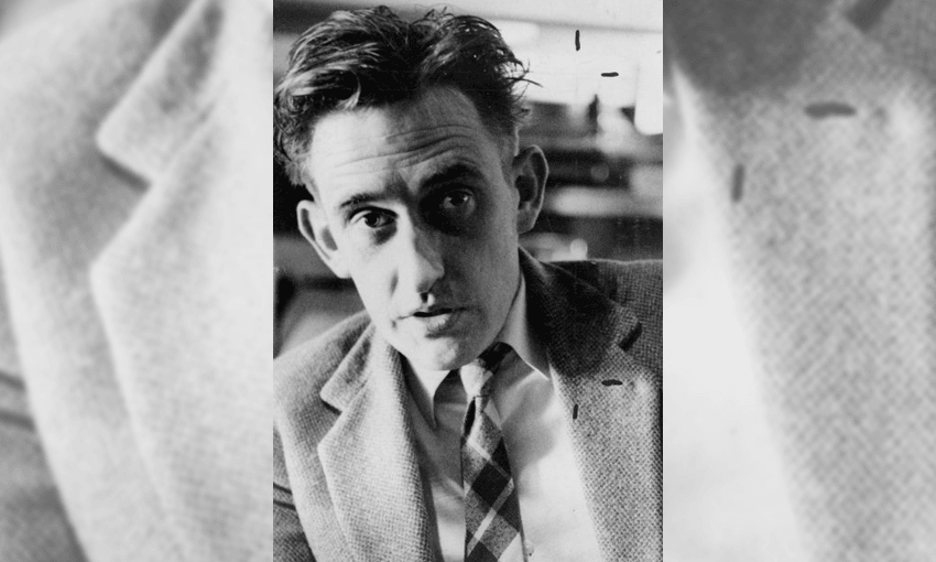 A portrait of James Keir Baxter. Photo courtesy of Alexander Turnbull Library, New Zealand 
