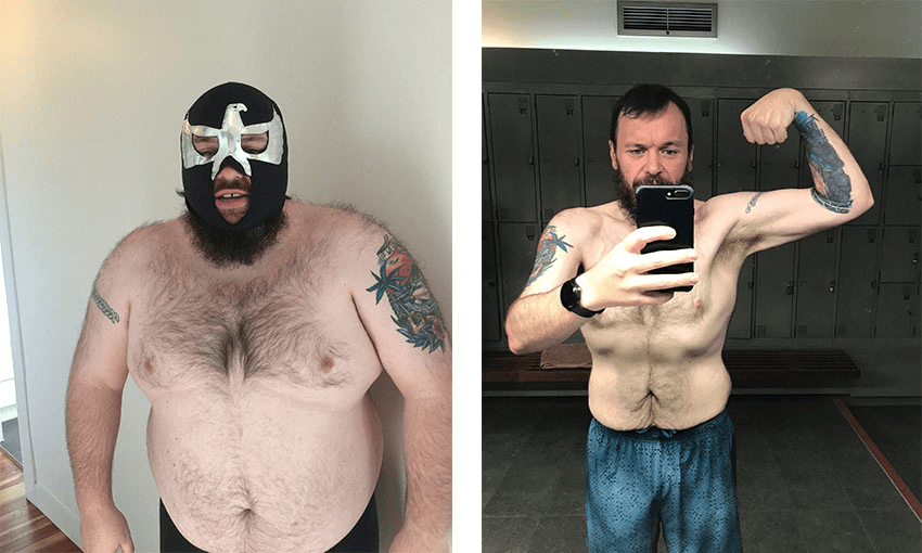 Sixty-five kilos down, wrestler Irn Bruce faces the big show