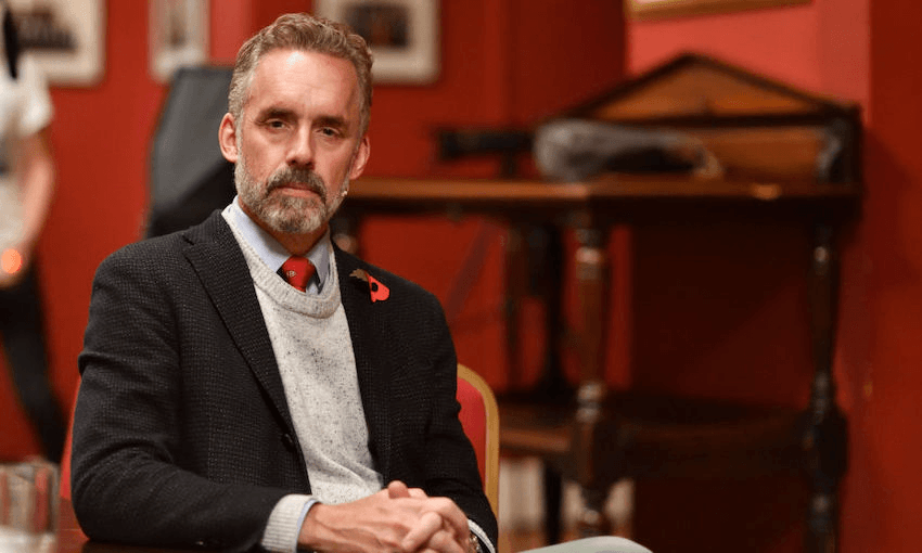 Jordan Peterson at The Cambridge Union on November 02, 2018 in Cambridge, UK. (Photo by Chris Williamson/Getty Images) 
