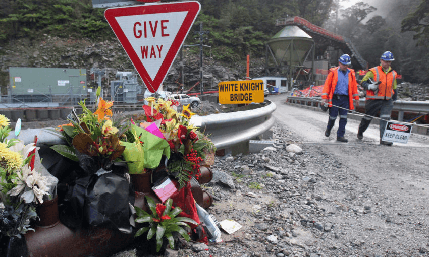 Mines Rescue staff prepare to enter Pike River mine on June 28, 2011. Photo: Iain McGregor-Pool/Getty Images 
