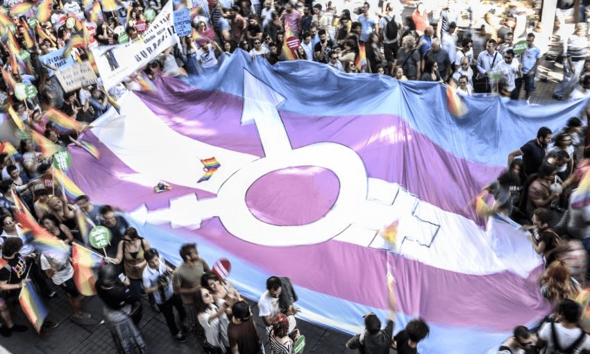 The Trans Pride Parade in Istanbul. Photo: Getty Images 
