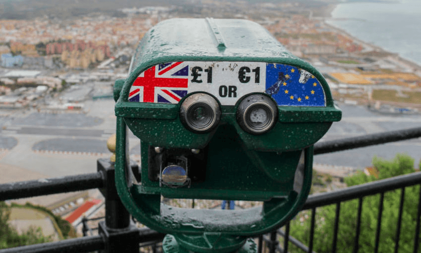 View from the Rock of Gibraltar. Photo: Getty 

