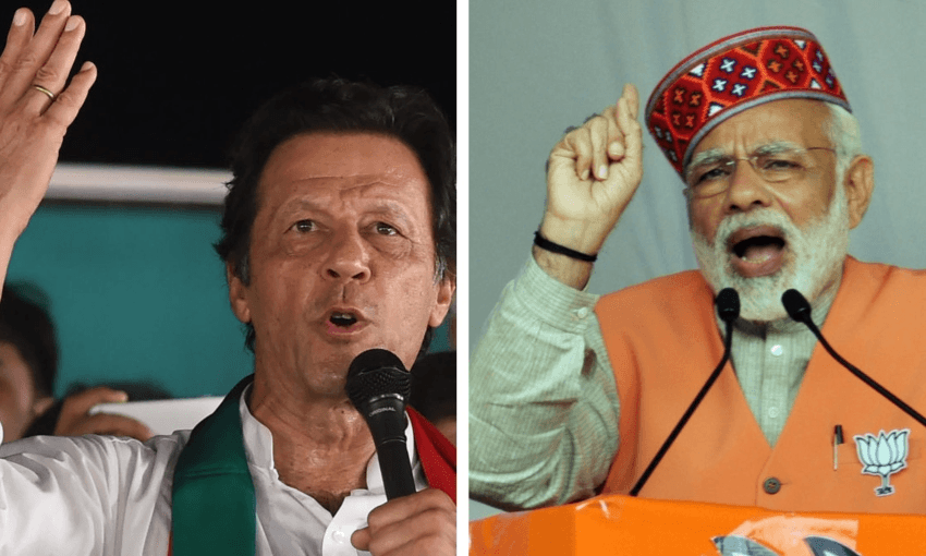 Pakistan’s President Imran Khan and Indian PM Narendra Modi (Getty Images)  
