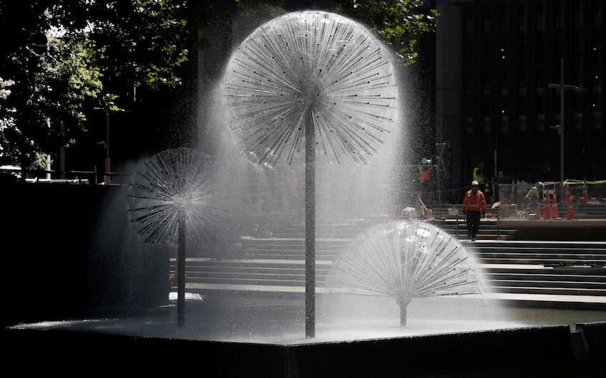 The fountains. Photo: supplied, Christchurch City Council 
