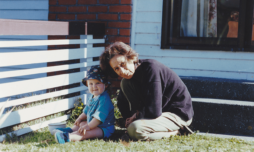 J.C Sturm and grandson. Image supplied. 
