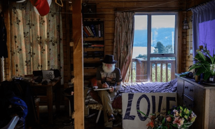 Lyttelton resident John Milne, who lost his 14-year-old son Sayyad in the mosque terror attack. (Photo: ANTHONY WALLACE/AFP/Getty Images)
