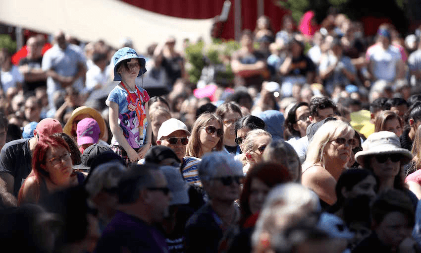 A vigil in Aotea Square, Auckland, today. (Photo by Phil Walter/Getty Images) 
