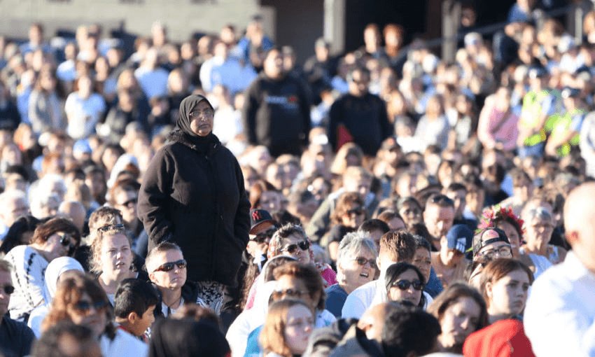 The Wellington 15/3 Vigil held at the Basin Reserve (Photo by Elias Rodriguez/Getty Images) 
