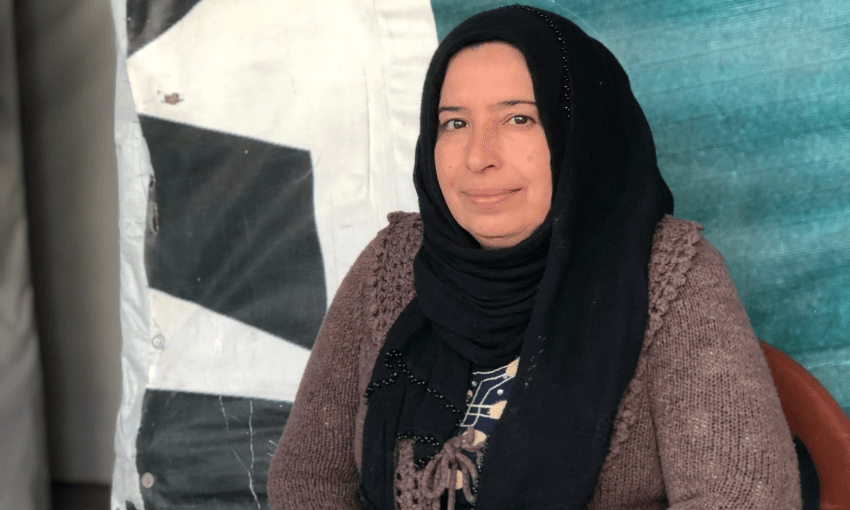 “Khelfa’s concern for her children means that, despite the hardship, she will not be returning to Syria anytime soon.” (Photo: Gabriel Thomas/World Vision) 
