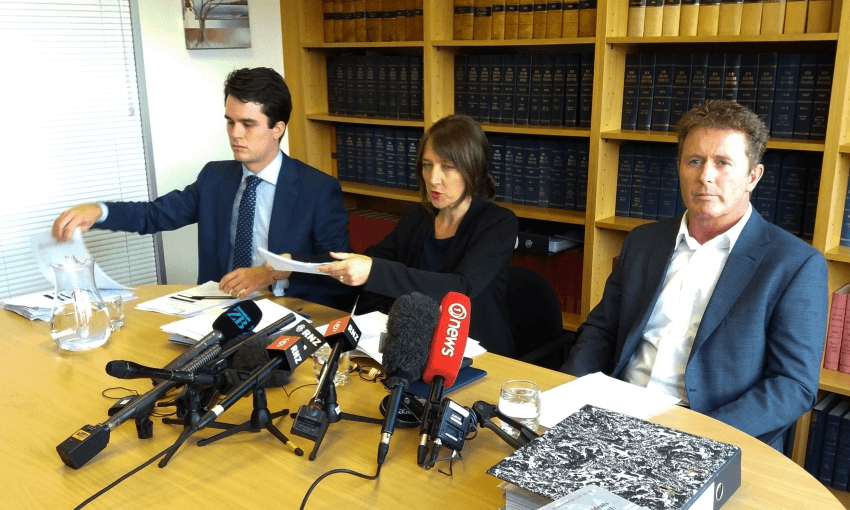 Human rights lawyer Deborah Manning and the team acting on behalf of Afghani villagers caught up in Operation Burnham (Image: Alex Braae)  
