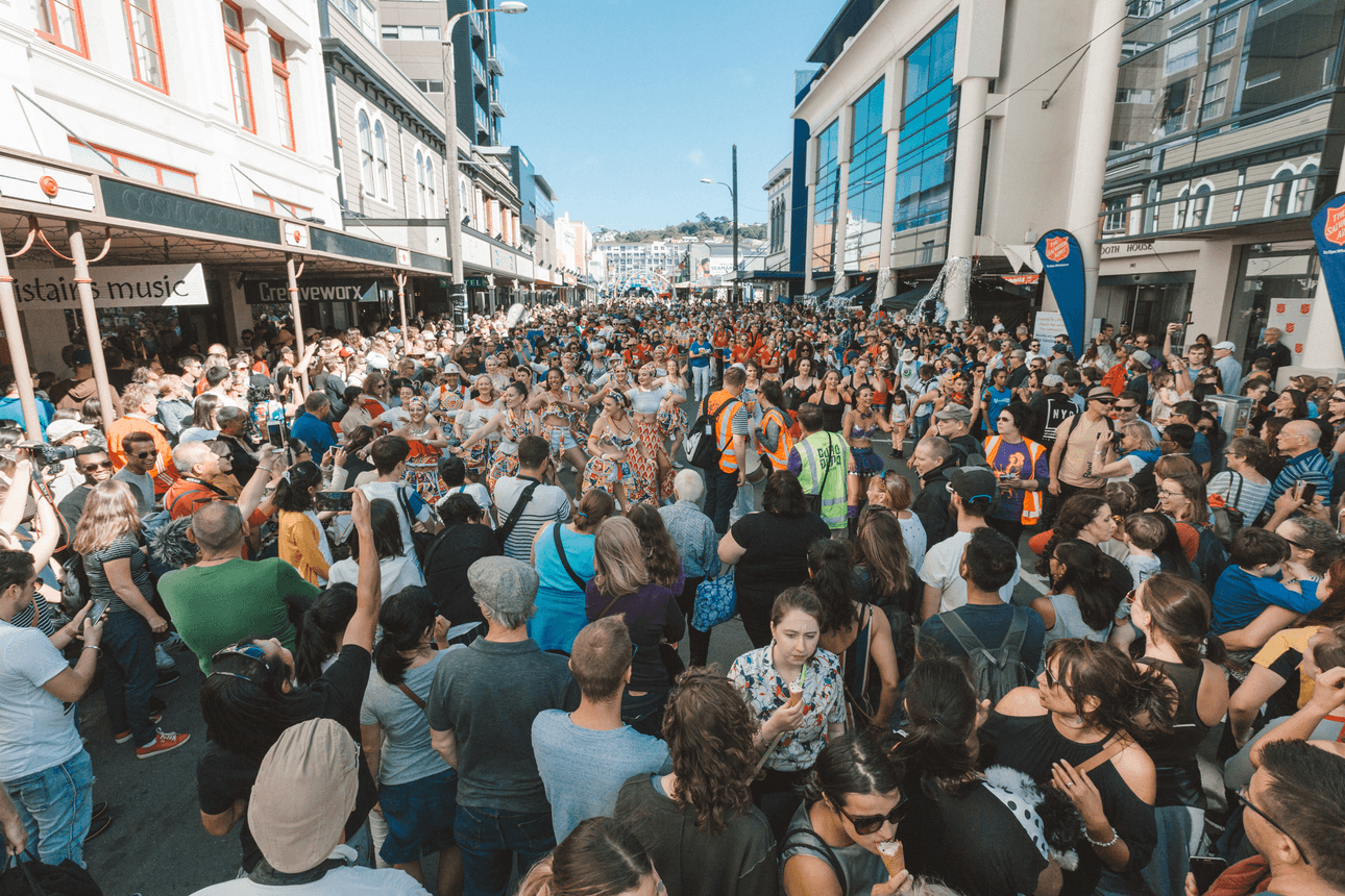 The CubaDupa festival inhabits the Cuba Street precinct (Photo: Ollie Crawford).