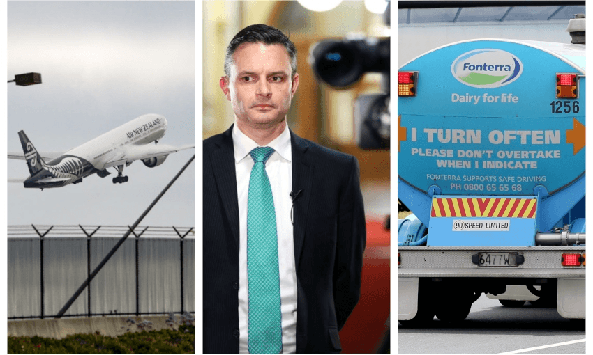 Climate change minister James Shaw might want emissions cuts, but he’s stuck between industries looking to increase production (Getty Images)