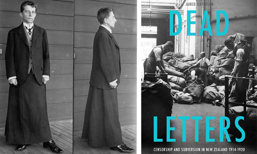 Left: Hjelmar Dannevill 
AAYS 8647 AD10 Box 9/17/26, Archives New Zealand 
