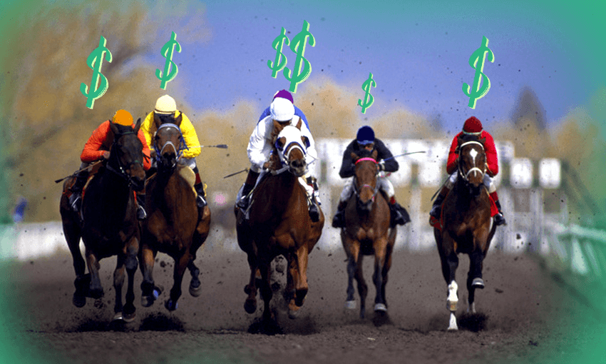 Capital Gains Tax may have been scratched, but there are other wealth tax options in the starting gates. (Photo: Getty/The Spinoff.)