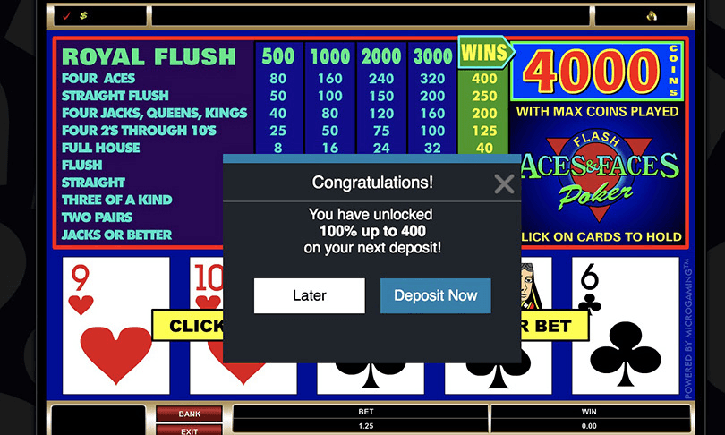 Deposit more with JackpotCity! 
