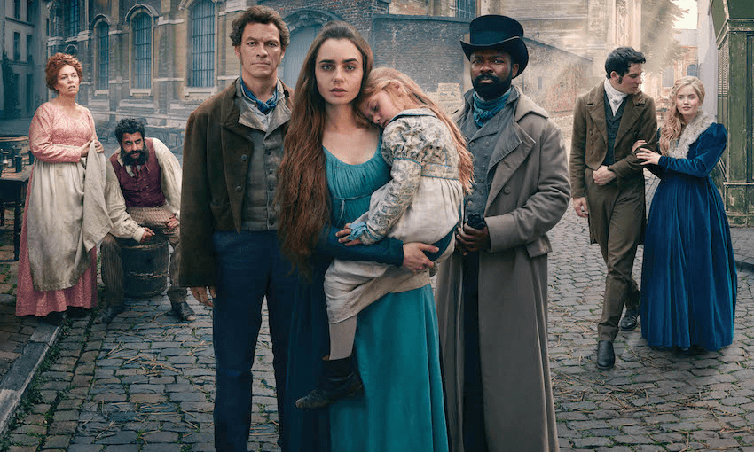 The cast of the new adaptation of Les Miserables, dropping on TVNZ tonight. 
