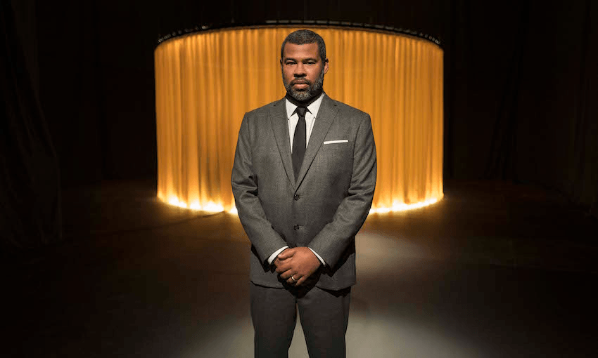 Jordan Peele as the narrator in The Twilight Zone. 
