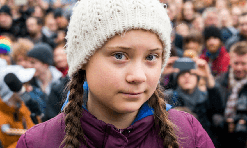 Greta Thunberg, the 16-year-old who inspired the global school strikes movement (Photo: Daniel Bockwoldt/Picture Alliance via Getty Images) 
