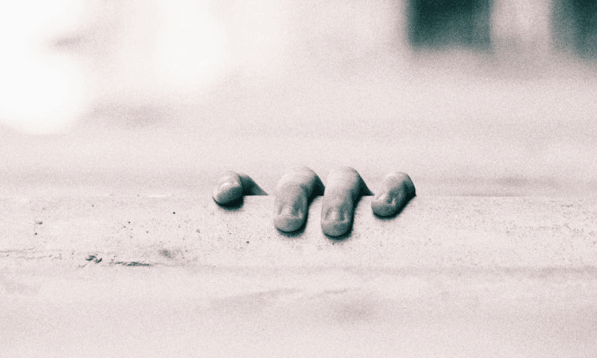 a man climbing the wall