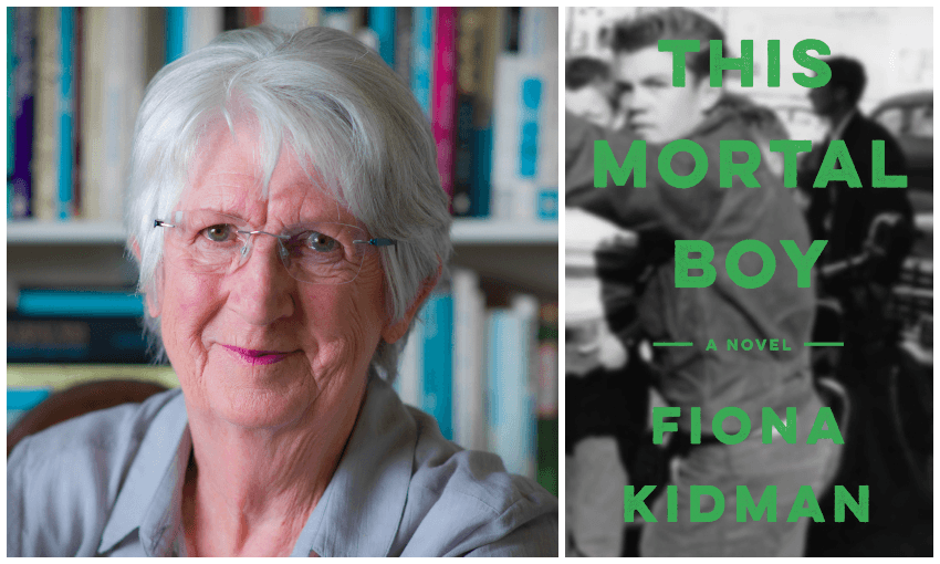 Dame Fiona Kidman and her Ockham Book Award-winning novel This Mortal Boy 
